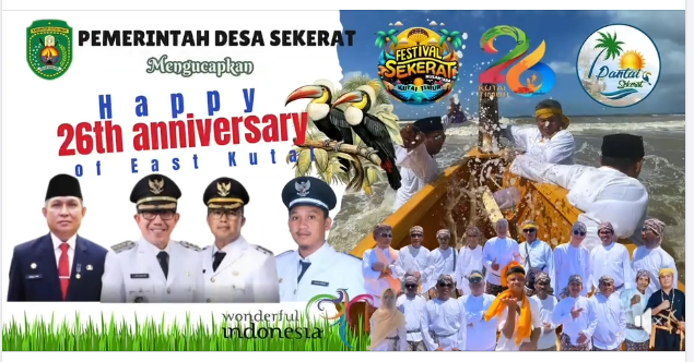“Kutai Timur Hebat di Usia 26: Berkarya untuk Indonesia Maju” Happy 26th Anniversary of East Kutai