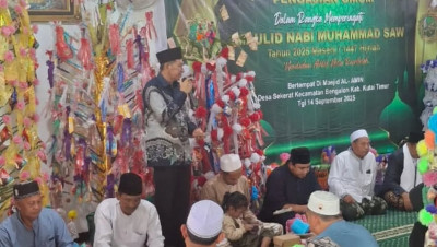 Maulid Nabi Muhammad SAW di Masjid Al Amin Sekerat.