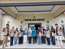 Desa Sekerat menerima kunjungan istimewa dari Dosen Pembimbing Lapangan (DPL) KKN 51 Universitas Mulawarman.